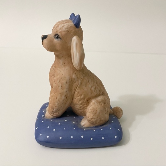 Vintage 1987 Franklin Mint World Of Puppies Poodle Dog Figurine - Picture 14 of 14